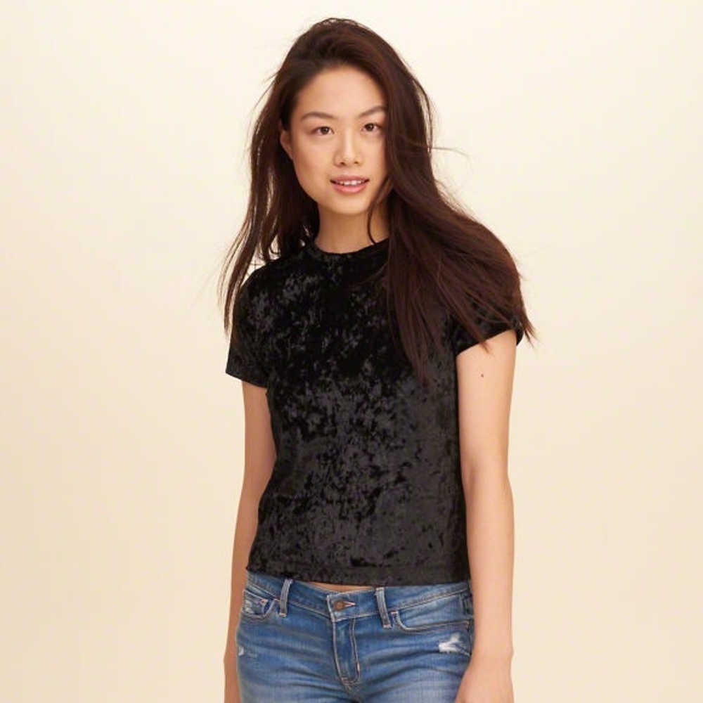 black velvet t-shirt