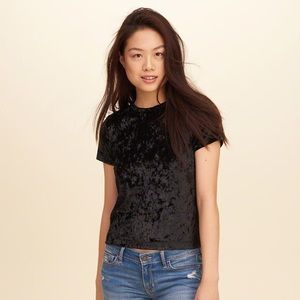 black velvet t-shirt