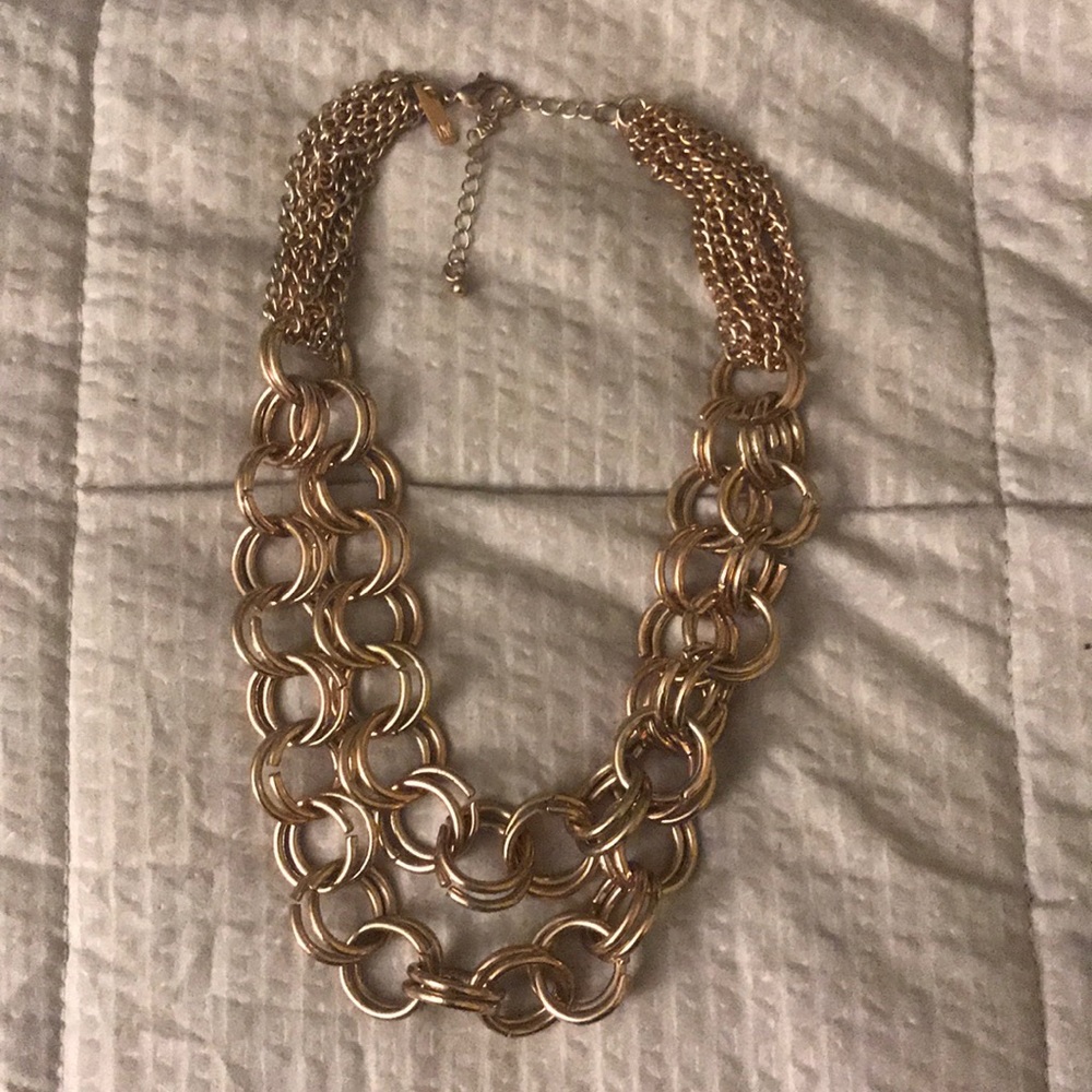 Rose gold chain necklace