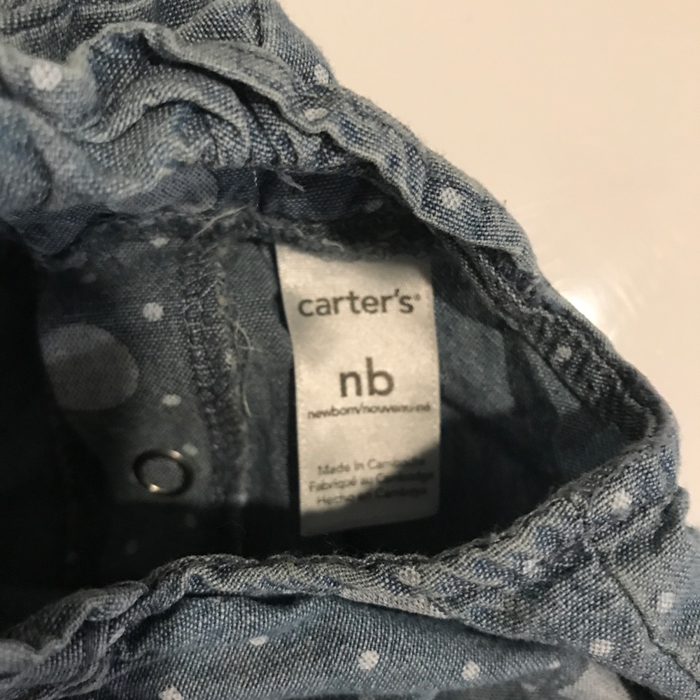 **SOLD** Baby girl denim jumpsuit - Picture 3 of 3