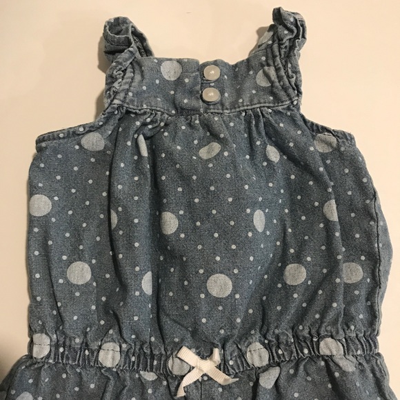 **SOLD** Baby girl denim jumpsuit - Picture 2 of 3