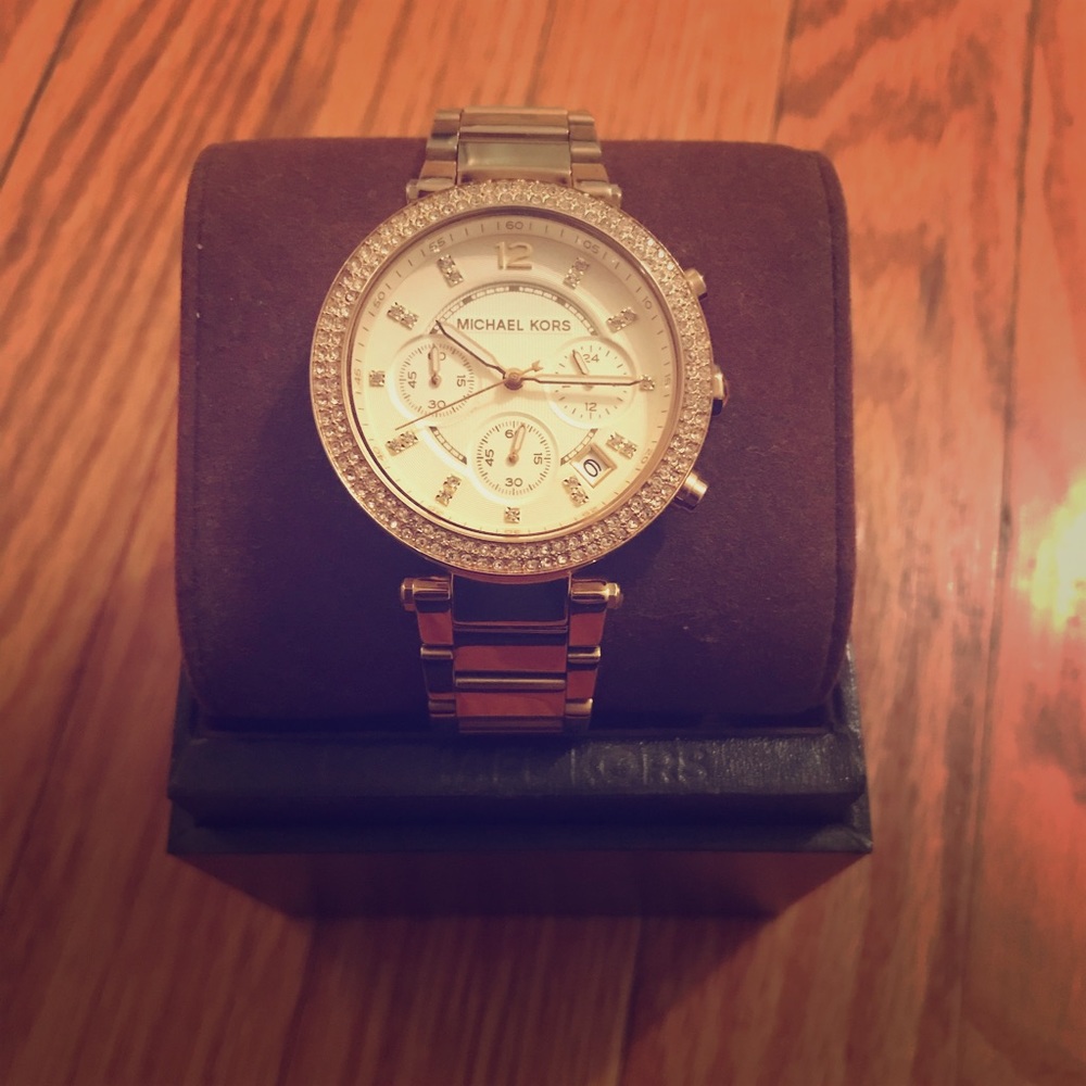 Gold Michael Kors watch