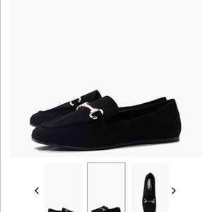Black loafers