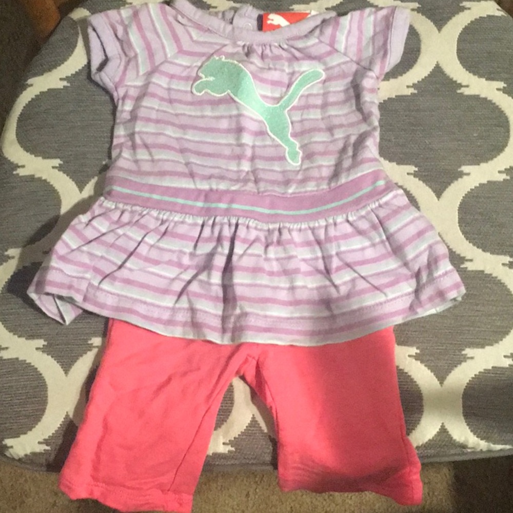 Puma baby girl top and bottoms
