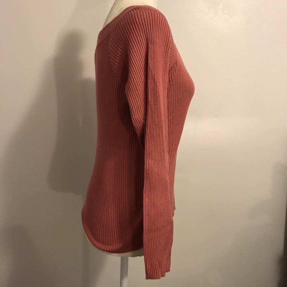 Divided H&M Pink Ribbed Knitted Sweater - Picture 2 of 8