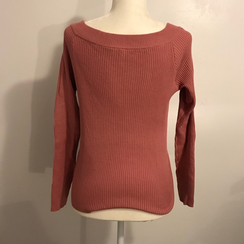 Divided H&M Pink Ribbed Knitted Sweater - Picture 3 of 8