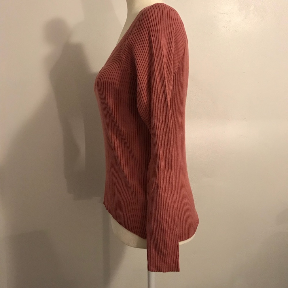 Divided H&M Pink Ribbed Knitted Sweater - Picture 4 of 8