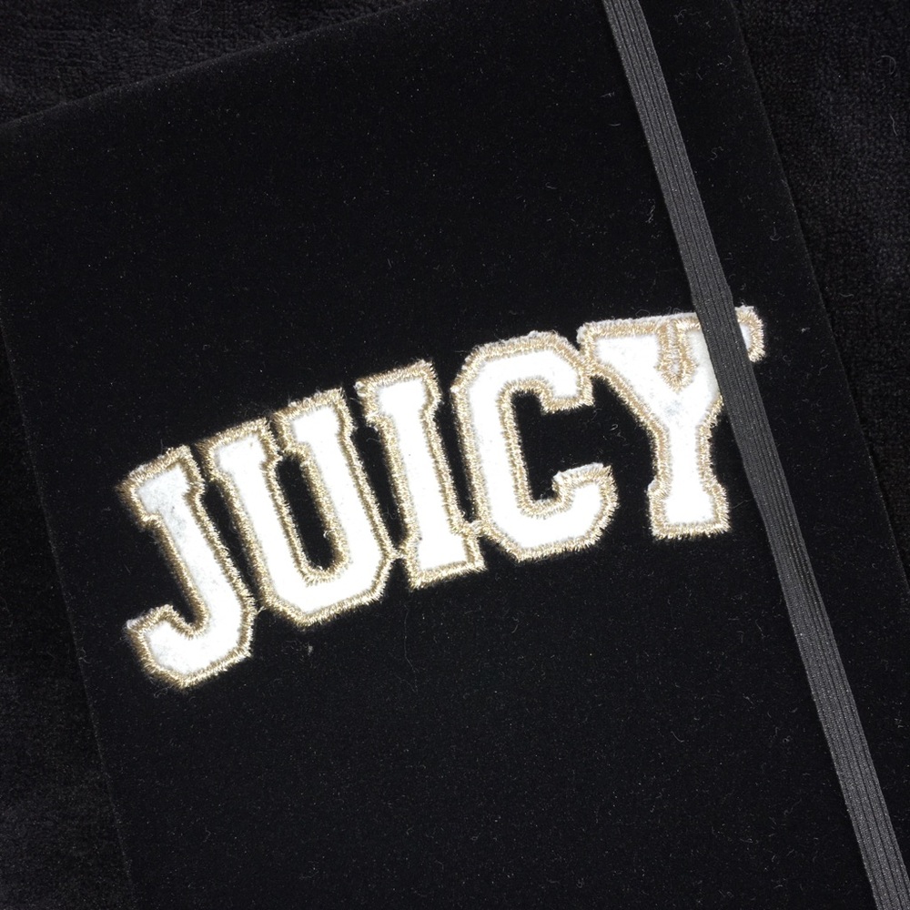 ( authentic ) Juicy Couture velvet notebook