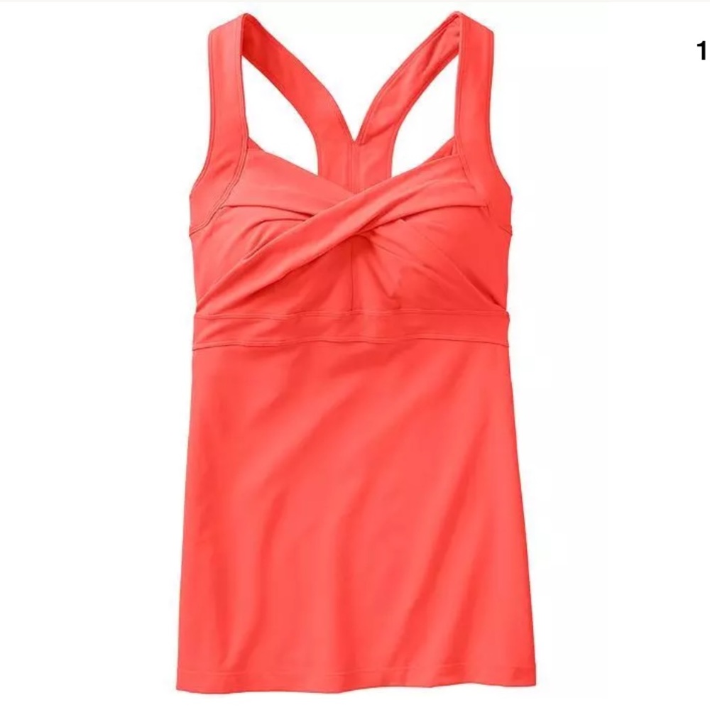 Athleta Sweetheart bra top, sz s-xs, coral, nwot