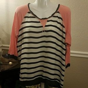 Sz Large Striped Top
