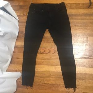 Ralph Lauren! Distressed Blck Skinny Jeans