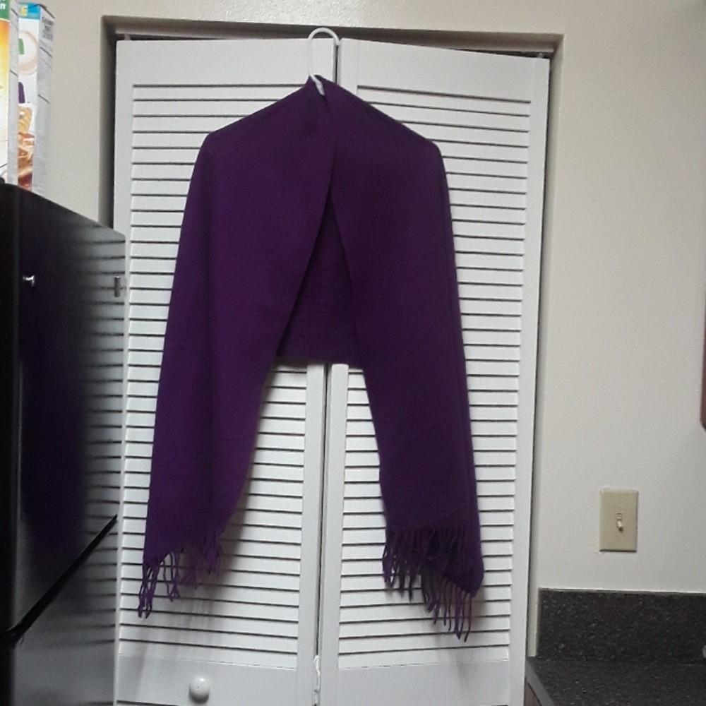 Talbot Purple Cashmere Shawl