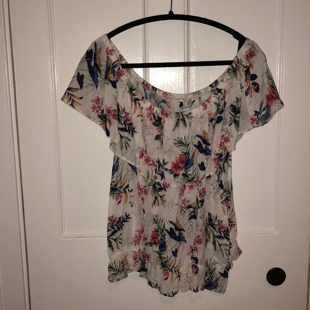 Floral Off the Shoulder Top