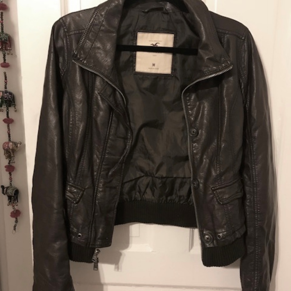 Hollister Leather Jacket