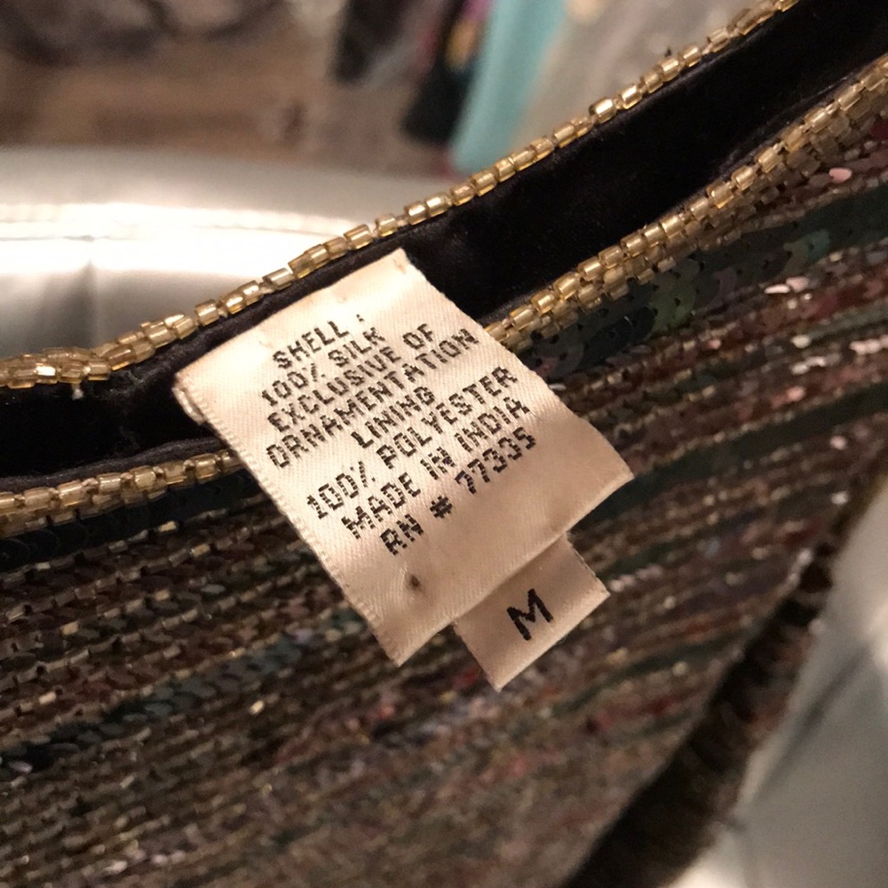 Gorgeous Sparkly Sequined Top!! Size M - image 5