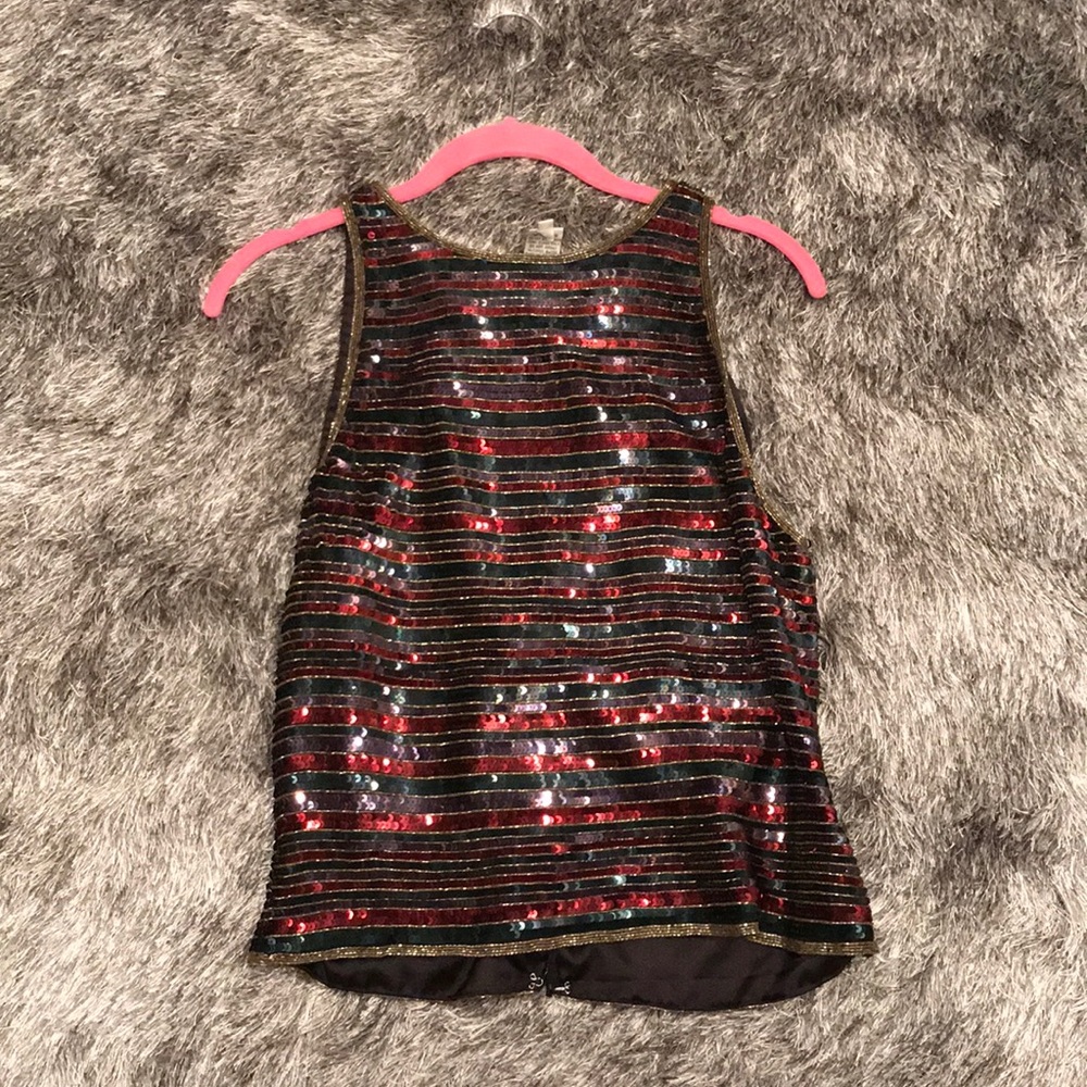 Gorgeous Sparkly Sequined Top!! Size M - image 7