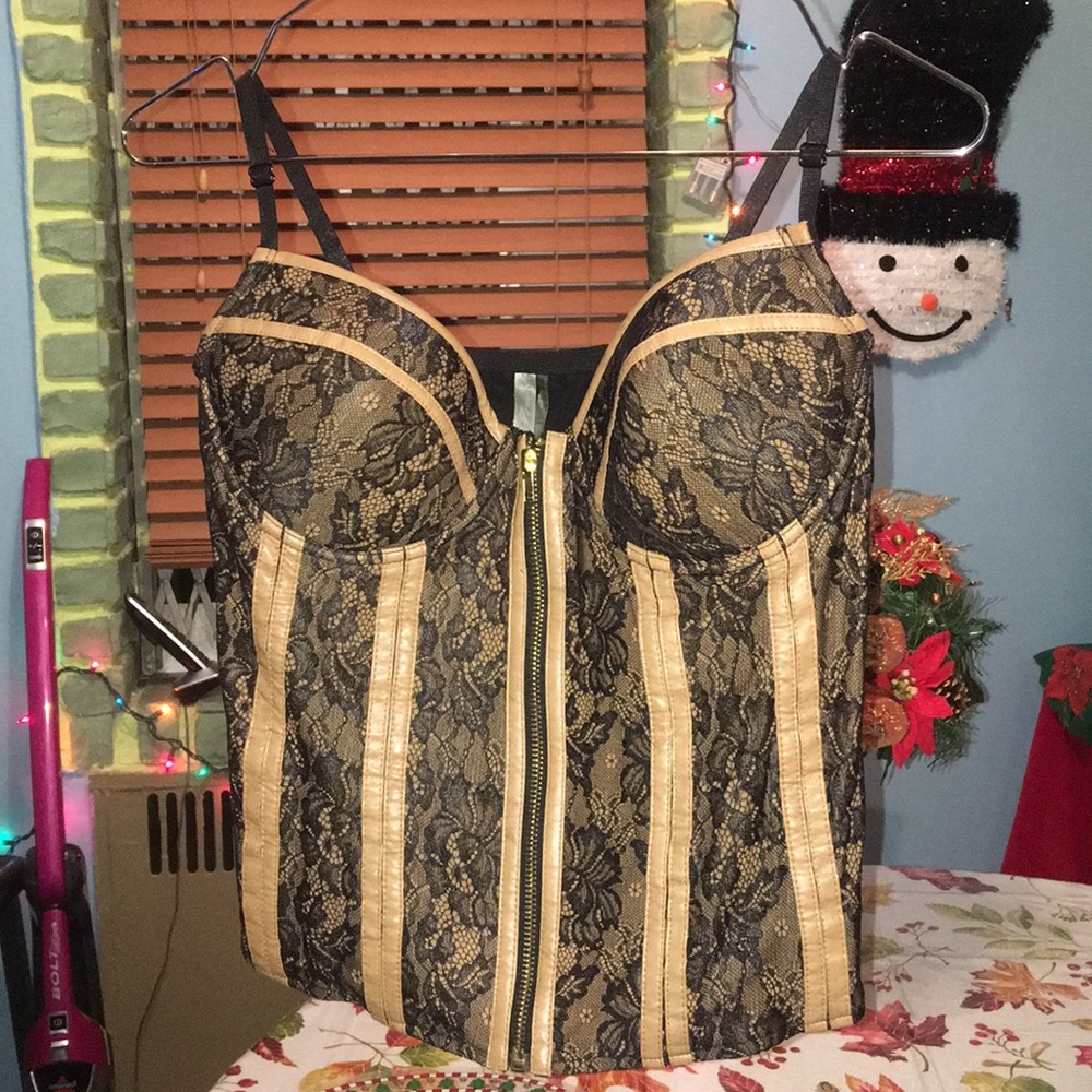 Charlotte Russe Zippered Shirt
