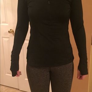 Underarmour Half Zip black activewear shirt