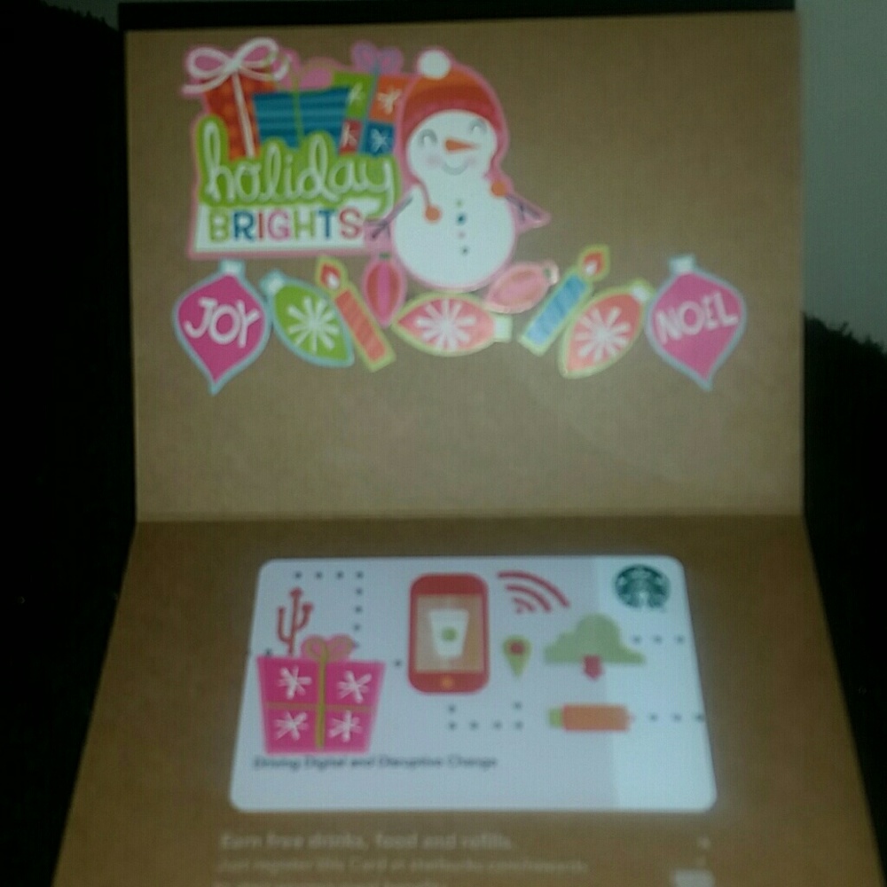 Starbucks gift cards