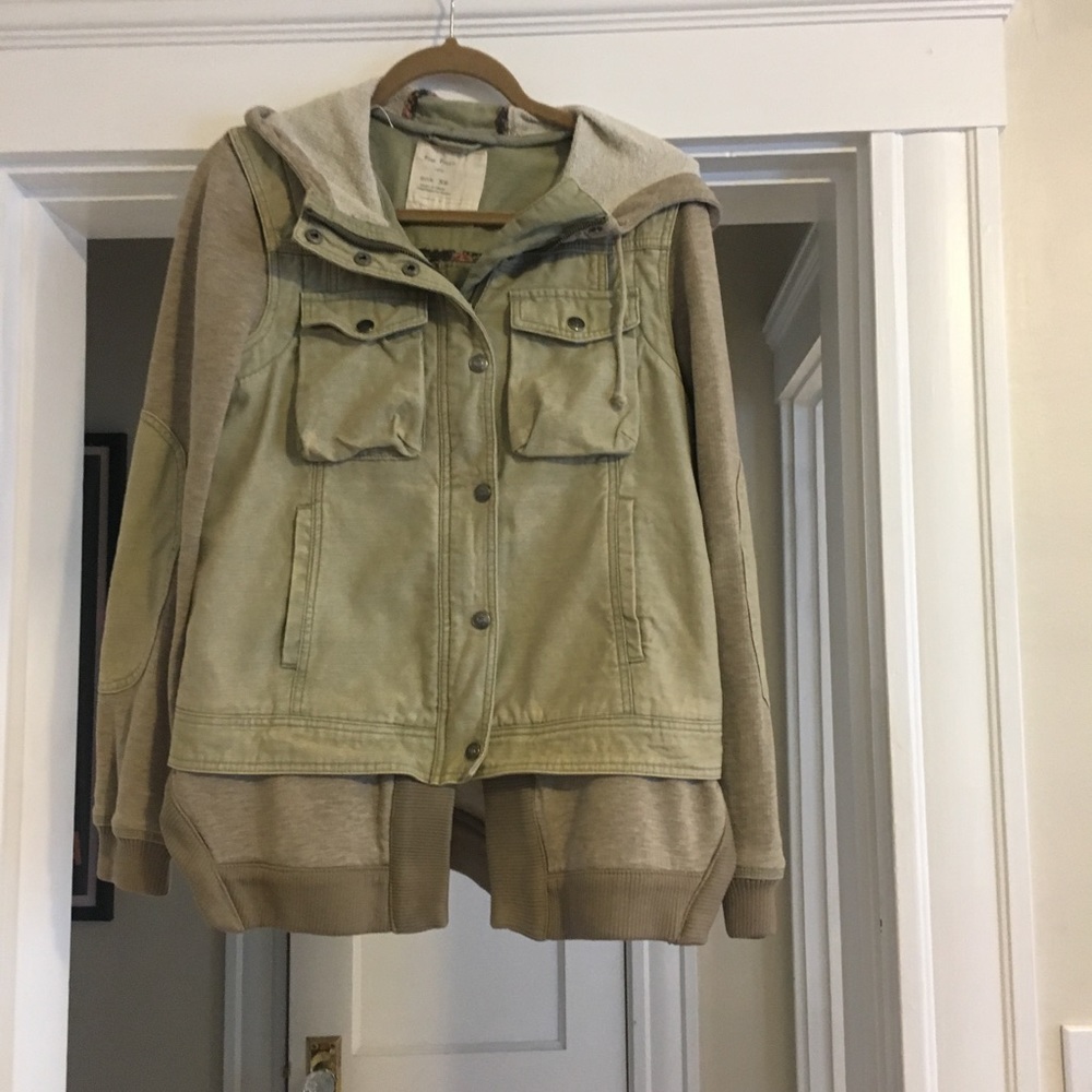 Free People Sweatshirt Jacket
