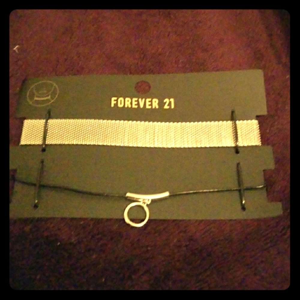 Two Silver Chokers