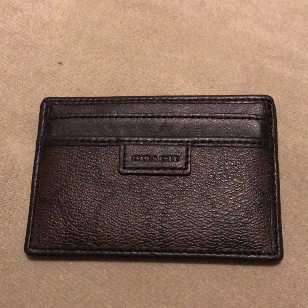 Coach card holder