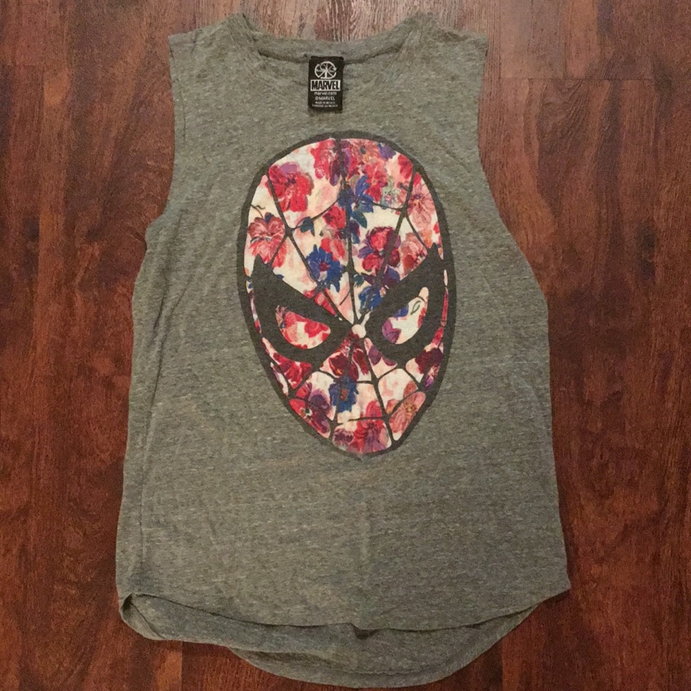 Spider-Man Floral Tank