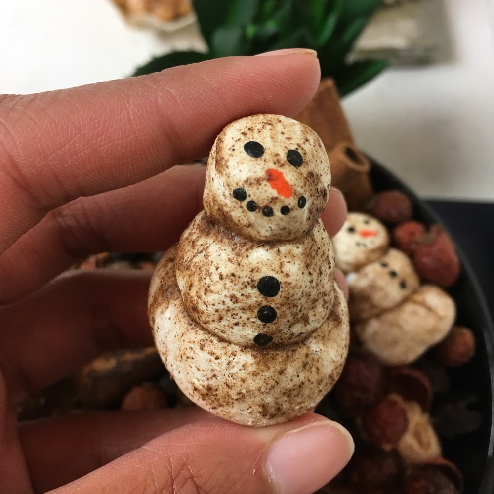 Primitive Snowman Potpourri, 8oz - Picture 2 of 2