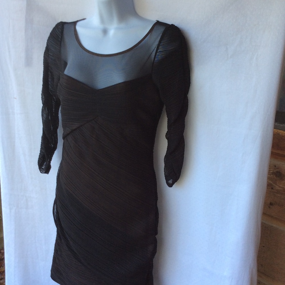 W.Once sheer BCBGMAX dress.