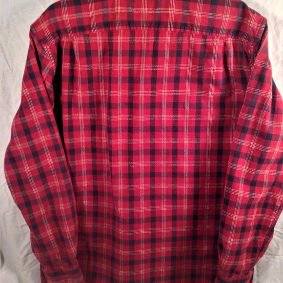 *SOLD*Eddie Bauer Plaid Flannel Long Sleeve Shirt - Picture 6 of 7