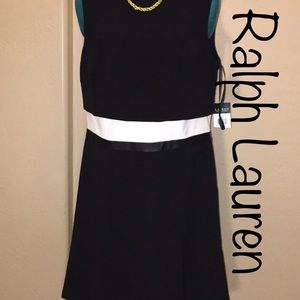 Ralph Lauren black and white dress