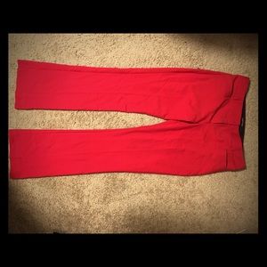 Red express columnist boot cut dress pants