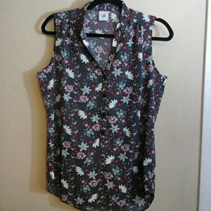 Cabi floral muscle top