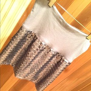 Bebe Silver sequin mini skirt price drop 🤑🤑🤑