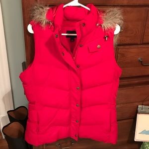 Banana Republic Red Vest - excellent condition!