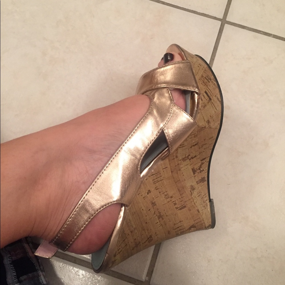 Rose Gold Wedges