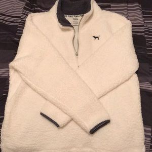 NEW Victoria’s Secret Pink Sherpa pullover