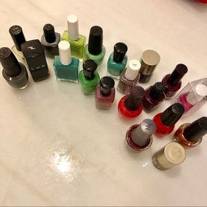 Nail polish variety.