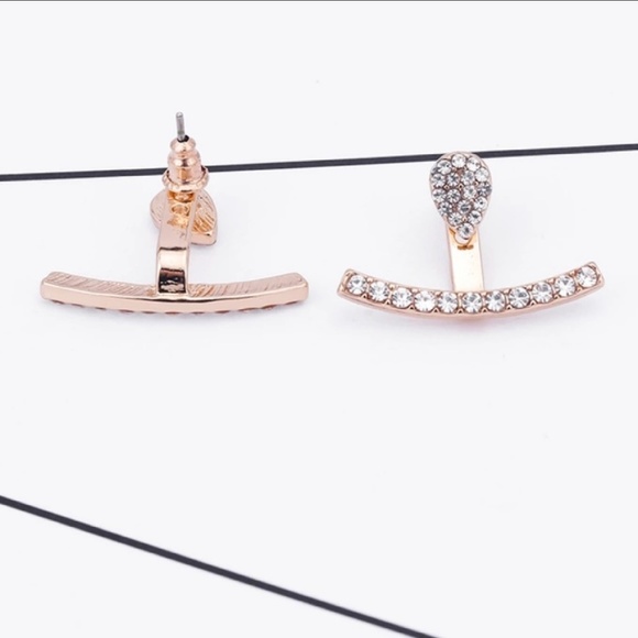 ONE LEFT! Gold Drop Earrings - Picture 3 of 3