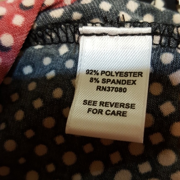 Cato 3/4 Length Sleeve Blouse w/Belt. Size Small - Picture 8 of 8