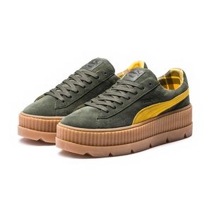 FENTY suede cleated creepers