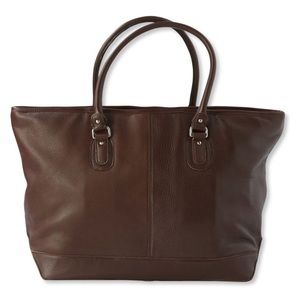 LLBean Leather Tote