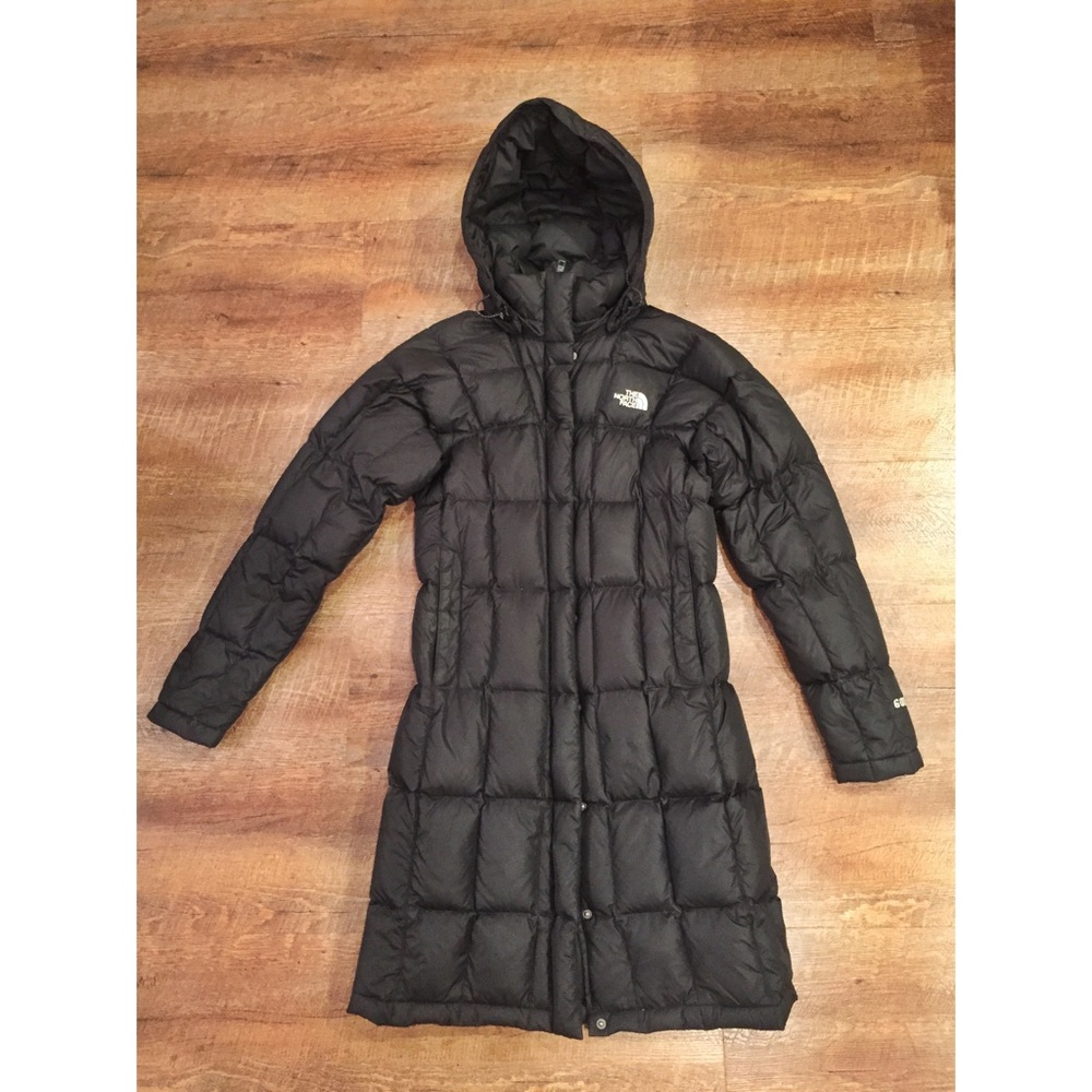 LIKE NEW Women's North Face Black Parka - XS