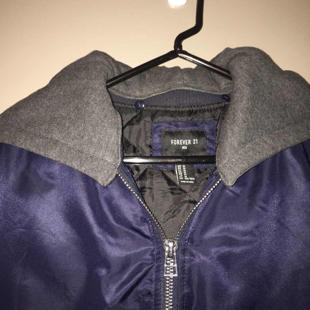 F21 Navy Bomber Jacket