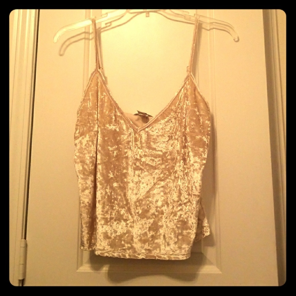 Creamy Gold Crop Top