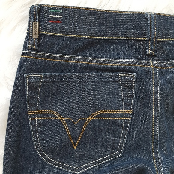 Diesel "Liv" Dark Rinse Slim Petite Jeans Sz 26 - Picture 2 of 6