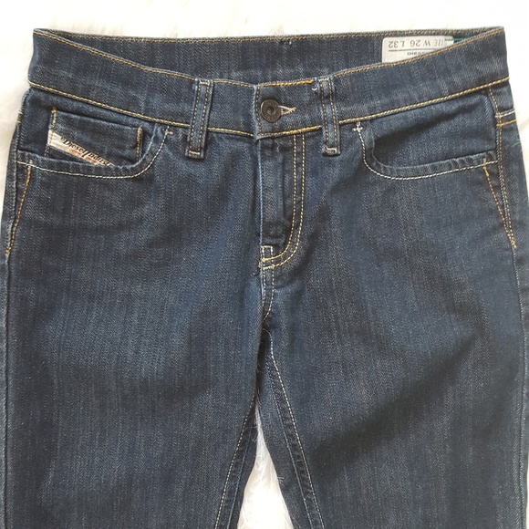 Diesel "Liv" Dark Rinse Slim Petite Jeans Sz 26 - Picture 5 of 6