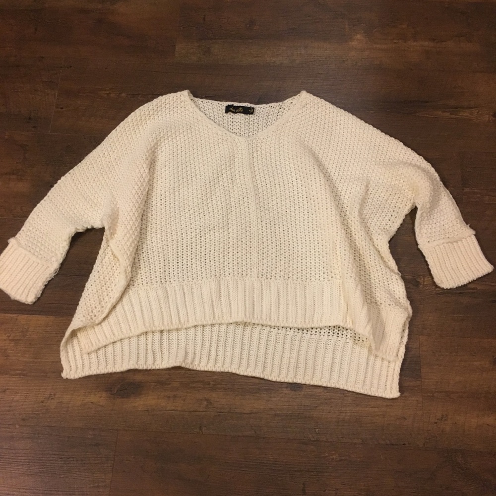 White sweater small