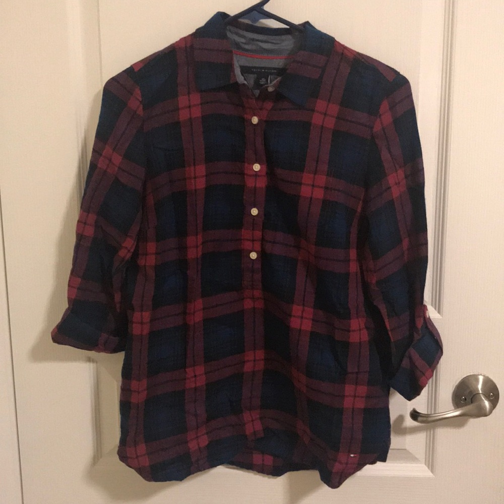 Tommy Hilfiger Plaid Shirt XS