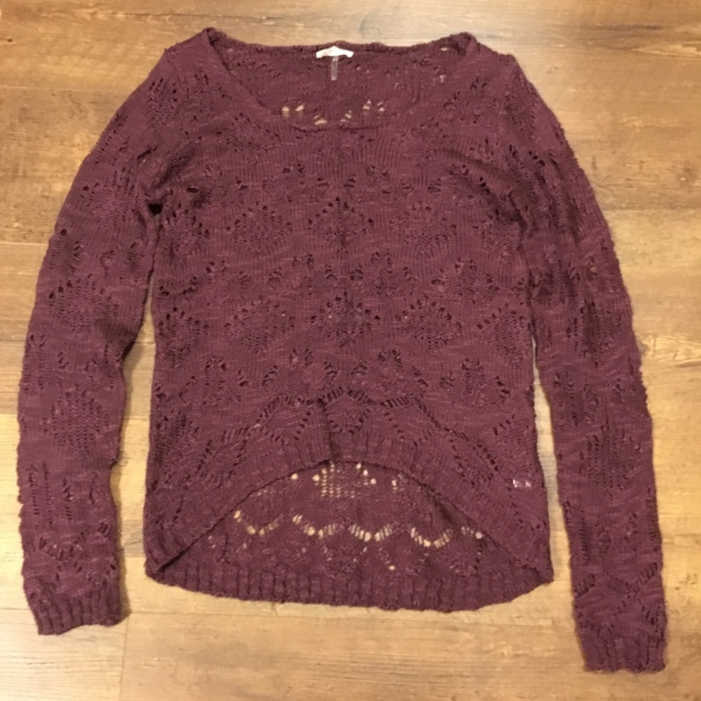 Purple lace top small